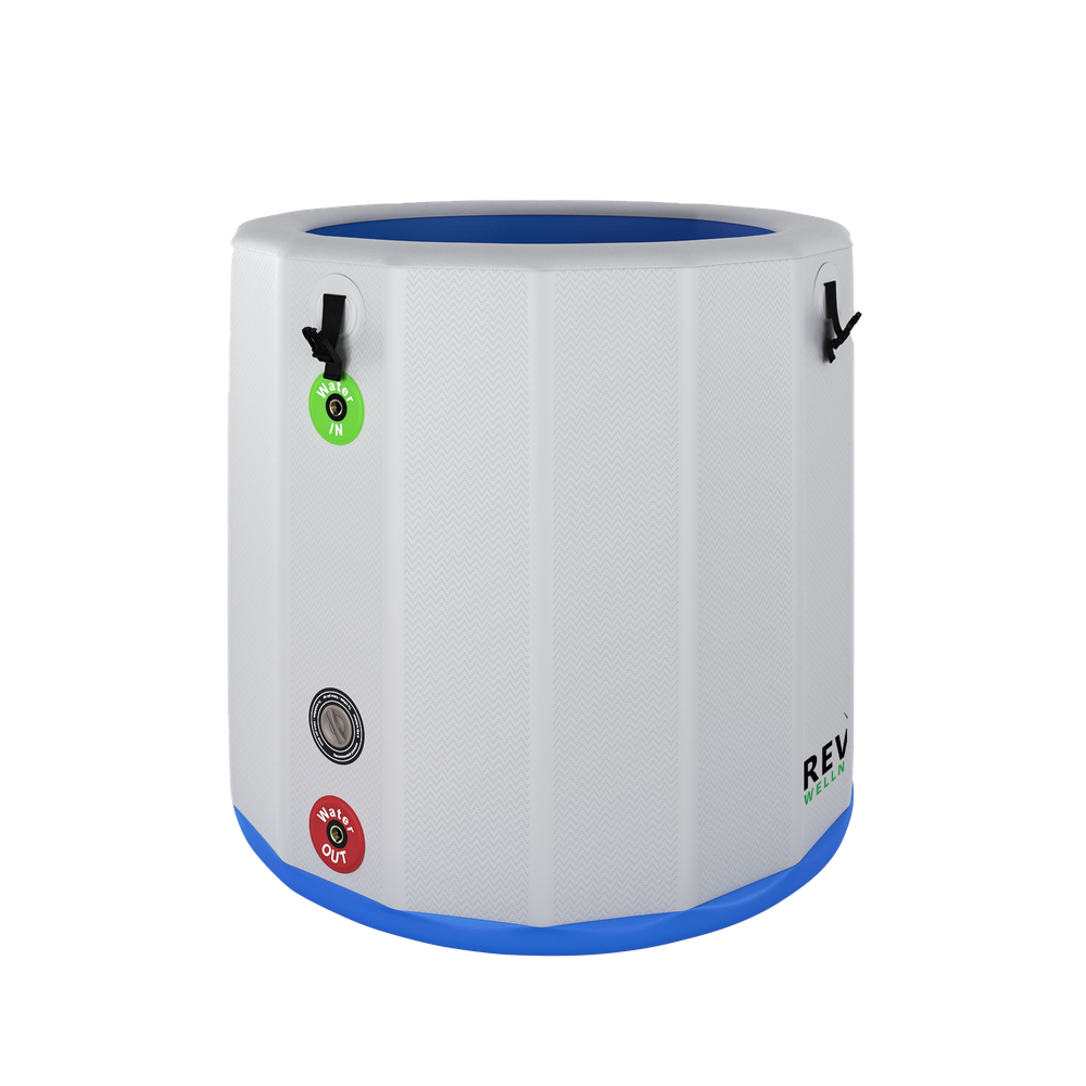 RevX Inflatable Barrel with Inflatable Steps