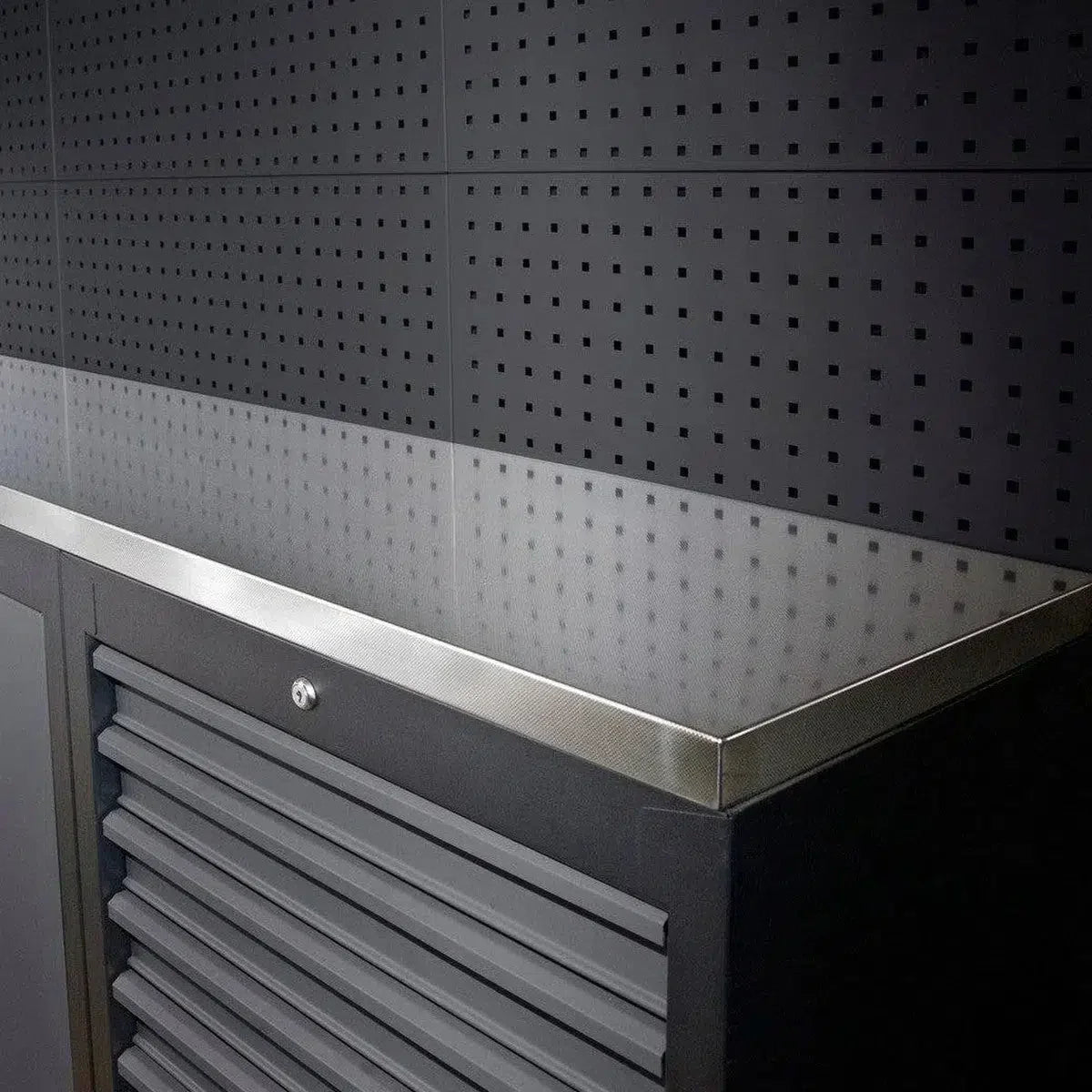 Dimpled Stainless Worktop 60" W x 19.68" D x 1.5" H