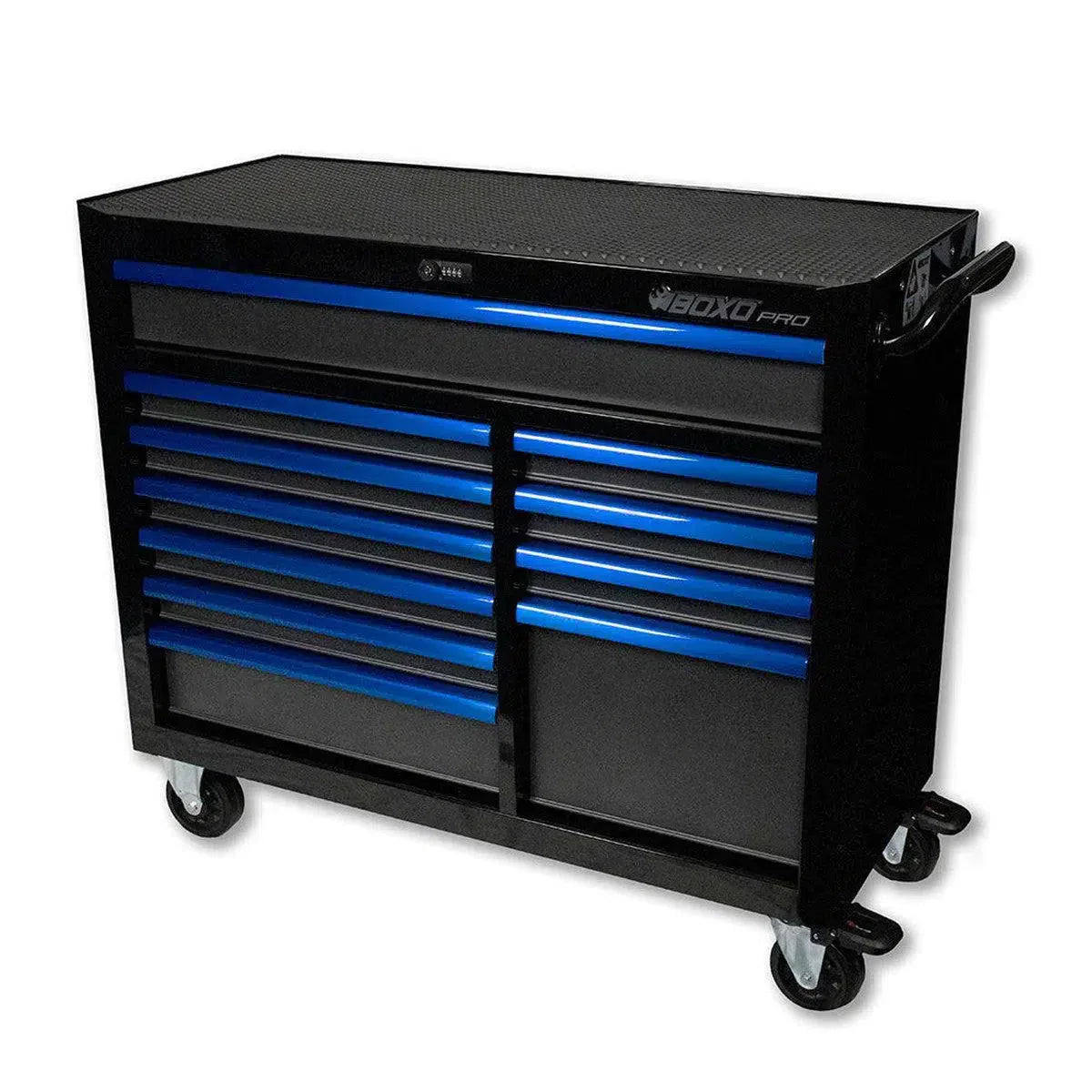 Pro Series | 45" 11-Drawer Bottom Roll Tool Cabinet with Anti-Tip | No Trim