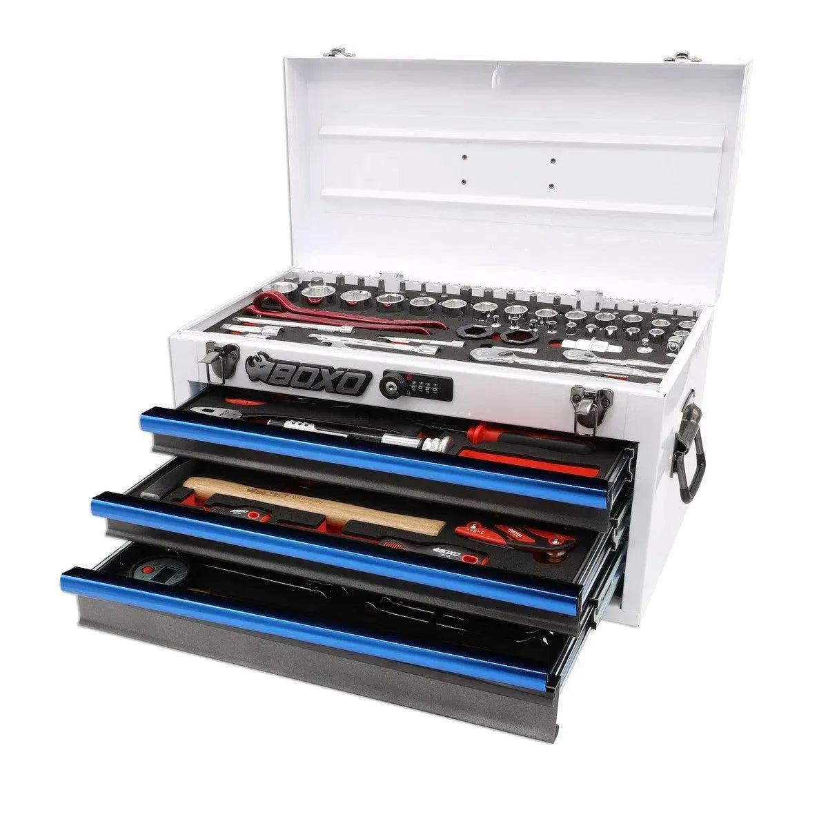 MotoBox | 103-Piece Metric Motorcycle Tool Box | 3-Drawer