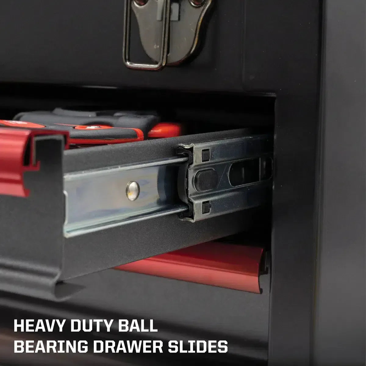 MotoBox | Ricky Carmichael 3-Drawer Portable Tool Box with 103-Piece Metric Motorcycle Tool Set
