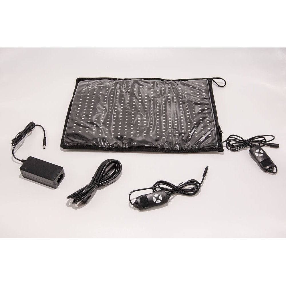 Medium Red Light Pad for Pain Relief & Recovery | 16" x 11" | 1188 LEDs + 12V Car Adapter