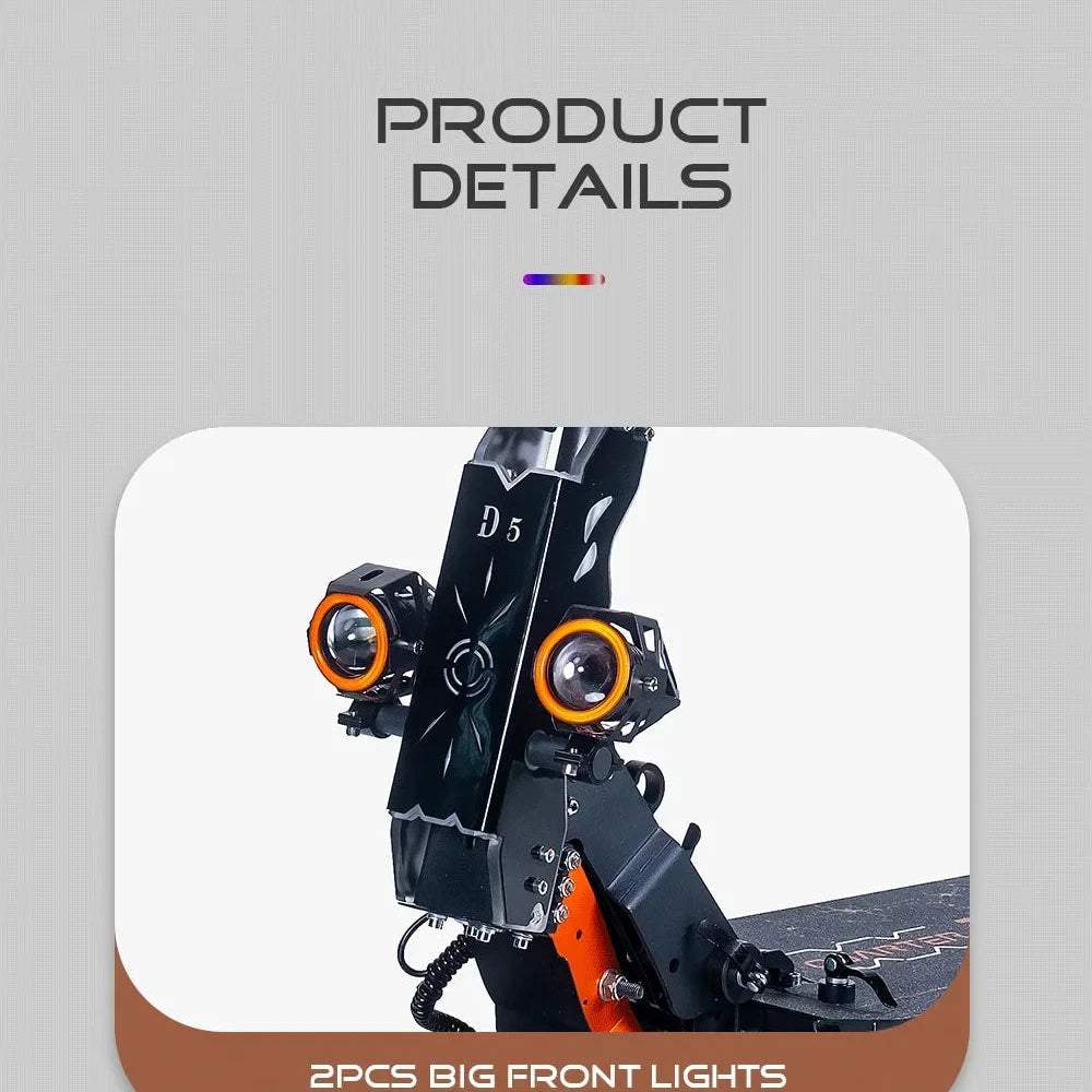 Obarter D5 Electric Scooter - 5000W, 70km/h Max Speed, Removable Battery