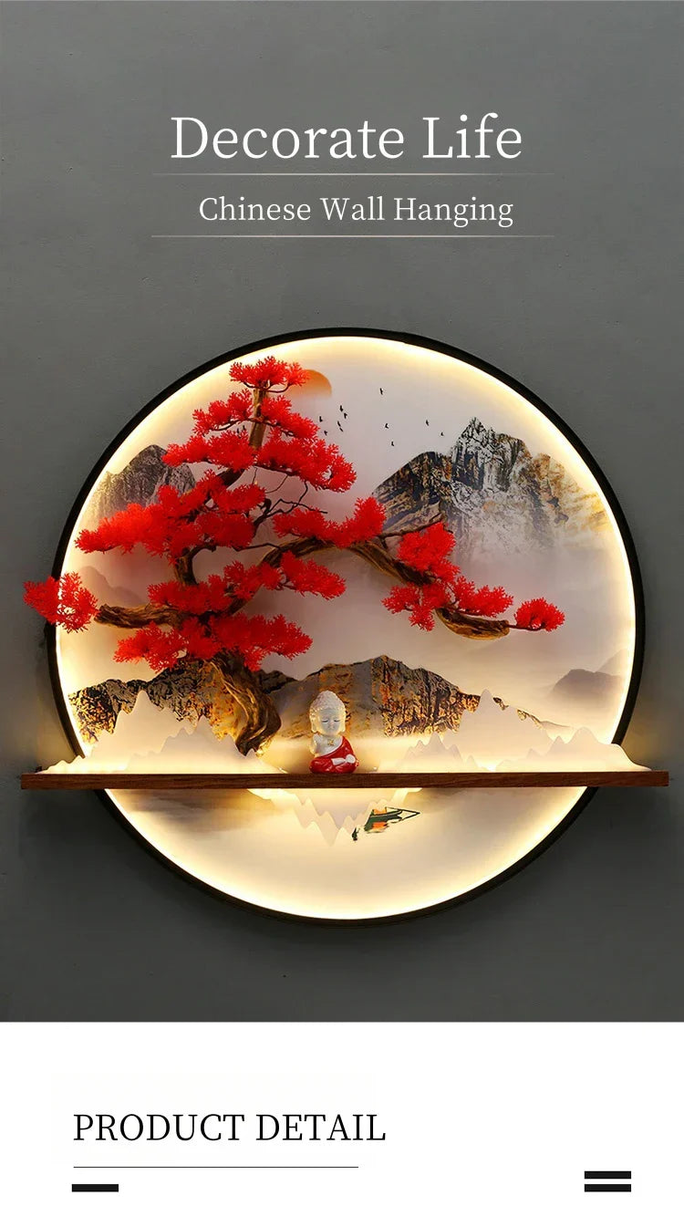 Dlight Decor Round 3D LED Wall Art Light