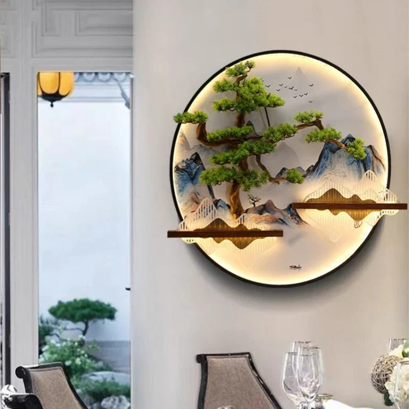 Dlight Decor Round 3D LED Wall Art Light