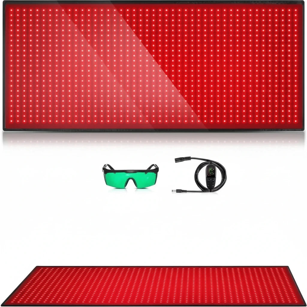 Red Light Therapy Mat - 1280 LEDs Full Body Blanket 660nm 850nm