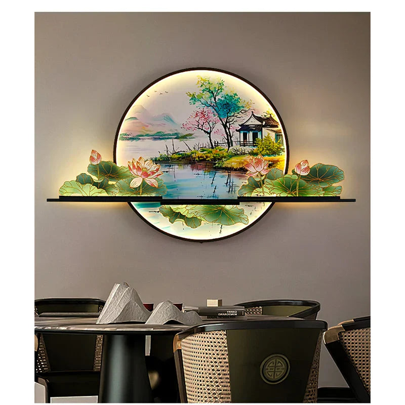 Dlight Decor Artistic Landscape Wall Glow Lamp
