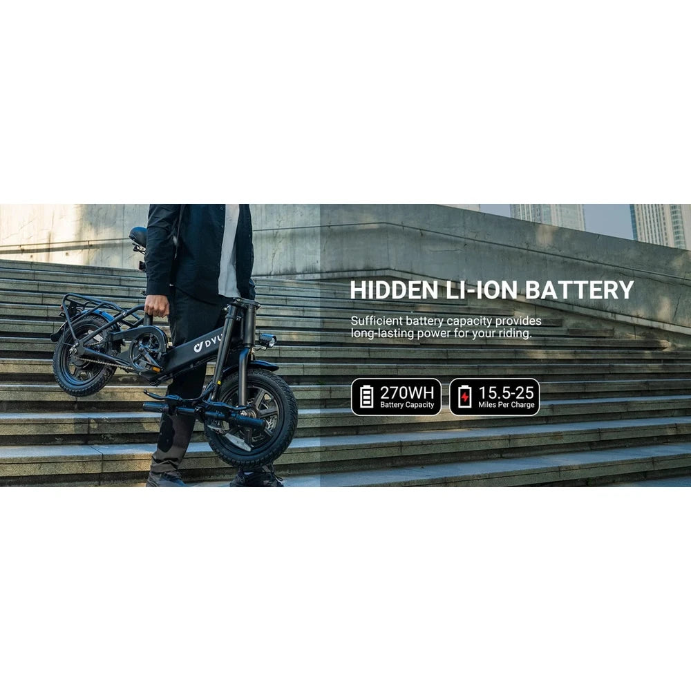 eBike Boys DYU-C3 Folding Electric Bike - Compact Aluminum Design