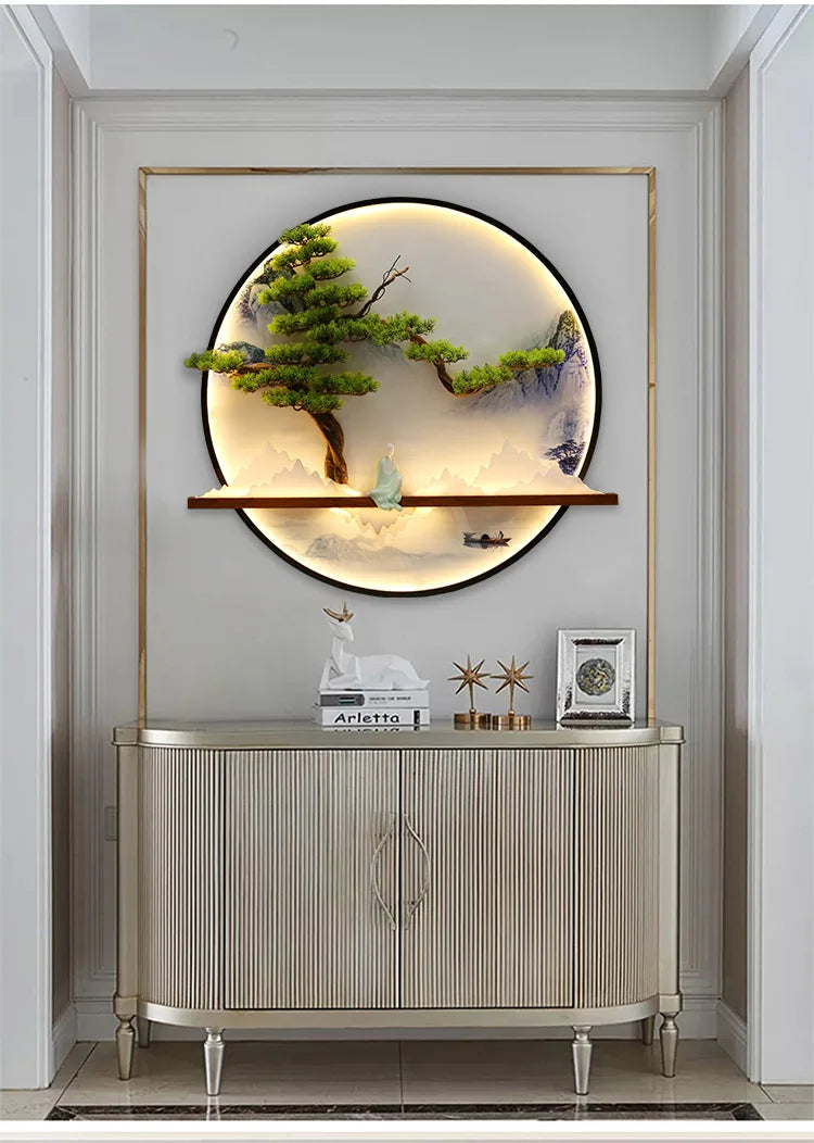 Dlight Decor Round 3D LED Wall Art Light