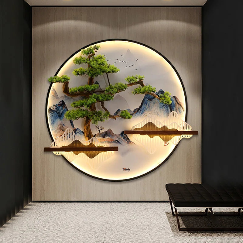 Dlight Decor Round 3D LED Wall Art Light
