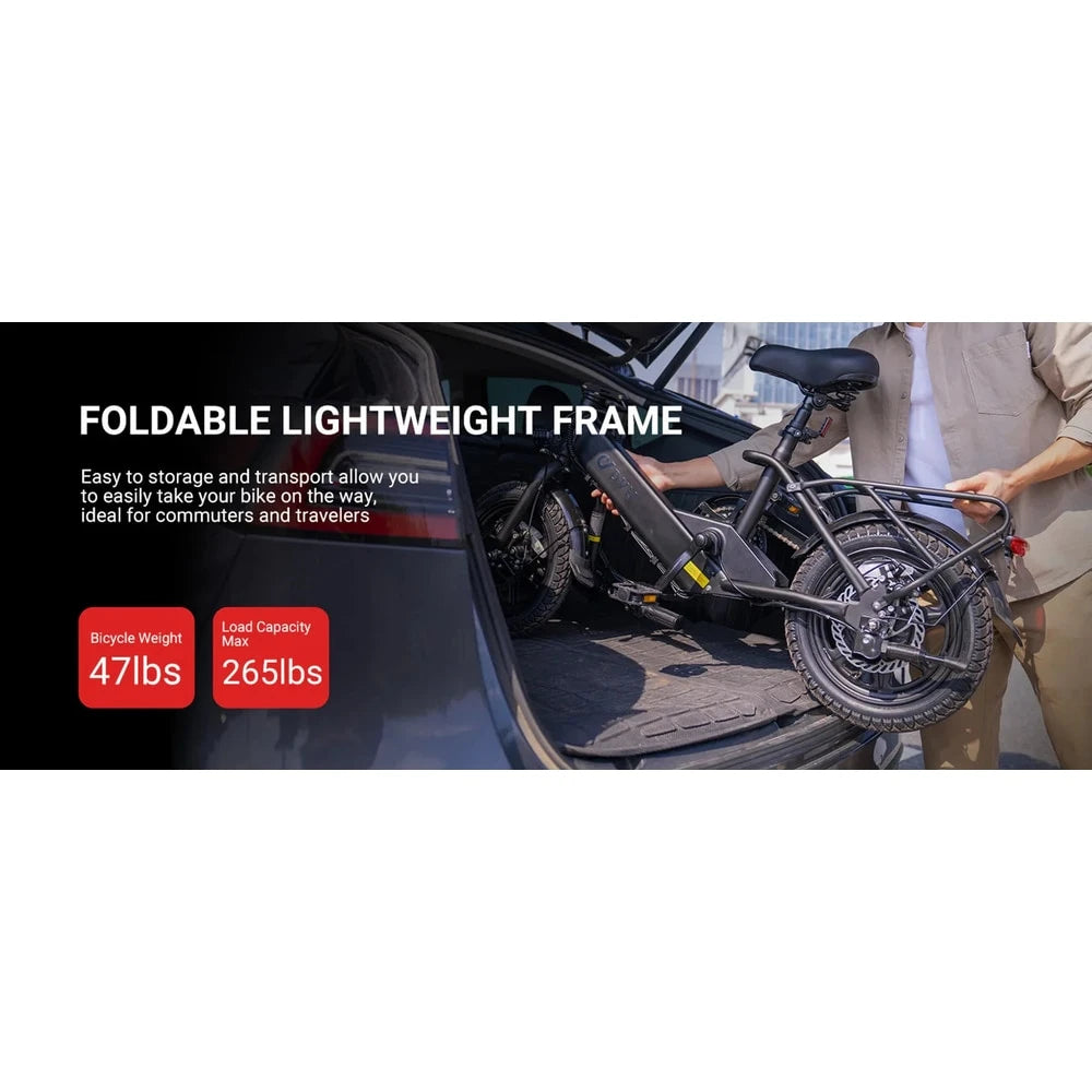 eBike Boys DYU-C3 Folding Electric Bike - Compact Aluminum Design