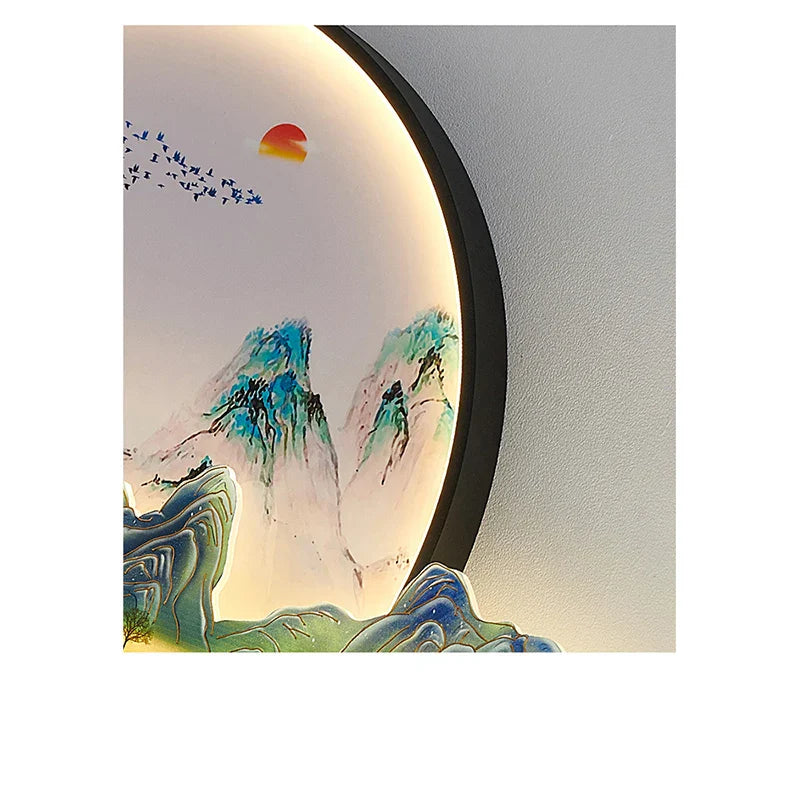 Dlight Decor Artistic Landscape Wall Glow Lamp