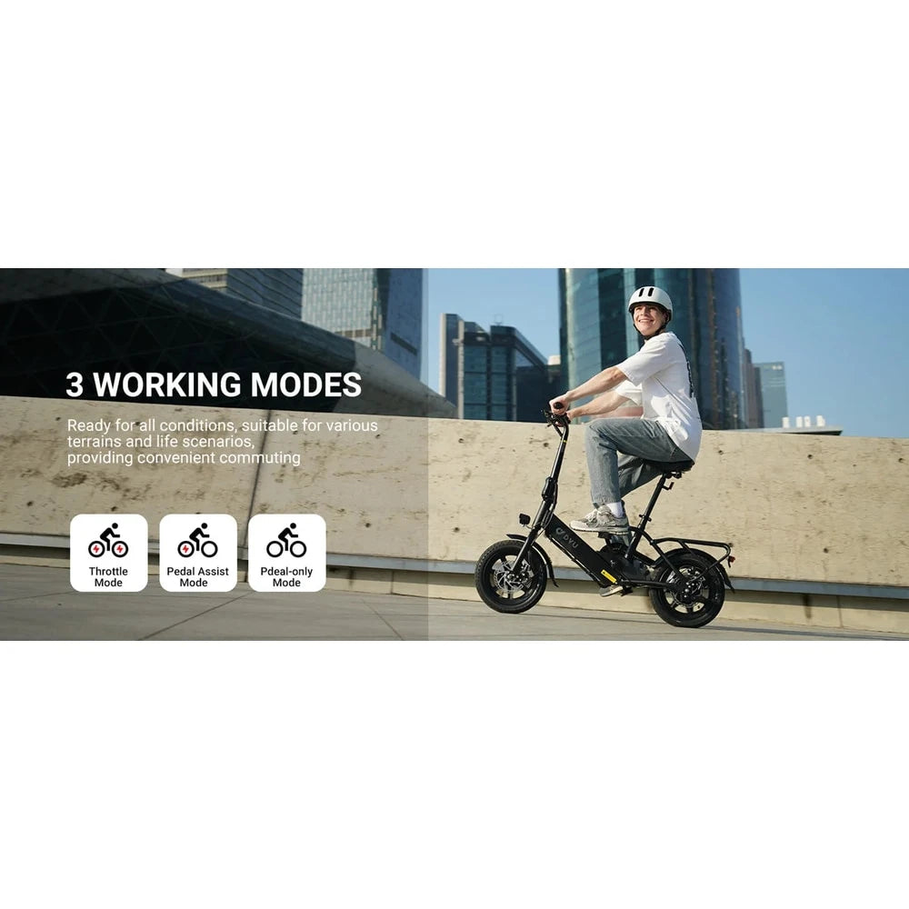 eBike Boys DYU-C3 Folding Electric Bike - Compact Aluminum Design