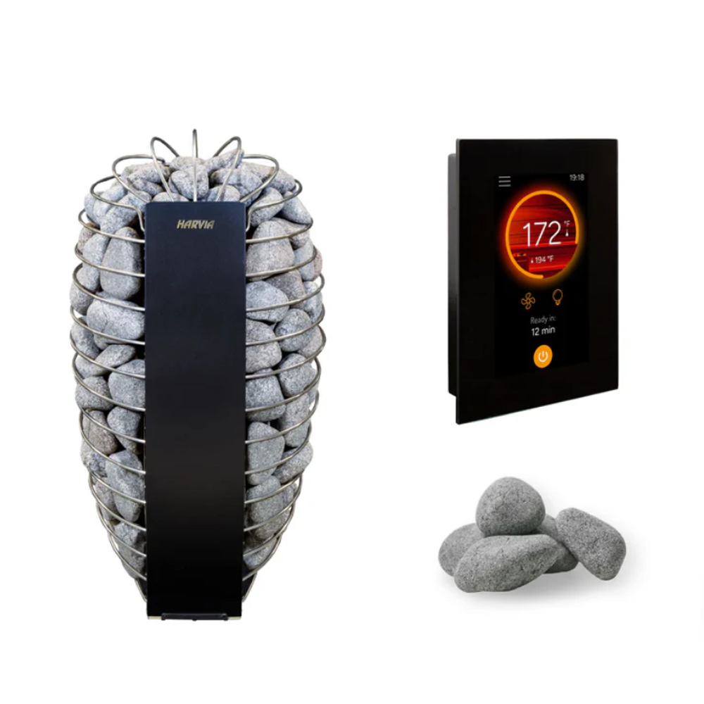 Harvia Spirit Sauna Heater With Rocks and WiFi Control