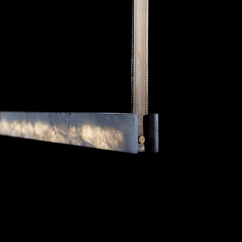 High-End Imitated Marble LED Chandelier - Luxury Art Decor Lighting for Dining Rooms, Exhibition Spaces, and Beyond