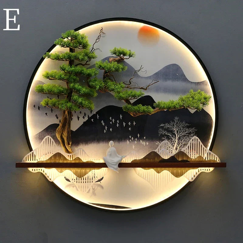 Dlight Decor Round 3D LED Wall Art Light