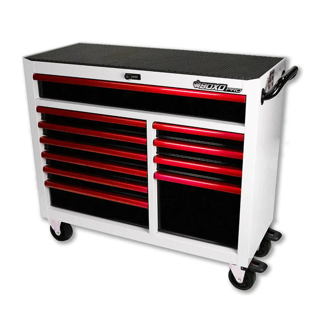 Pro Series | 45" 11-Drawer Bottom Roll Tool Cabinet with Anti-Tip | No Trim