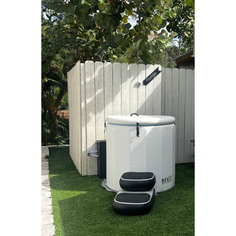 RevX Inflatable Barrel with Inflatable Steps