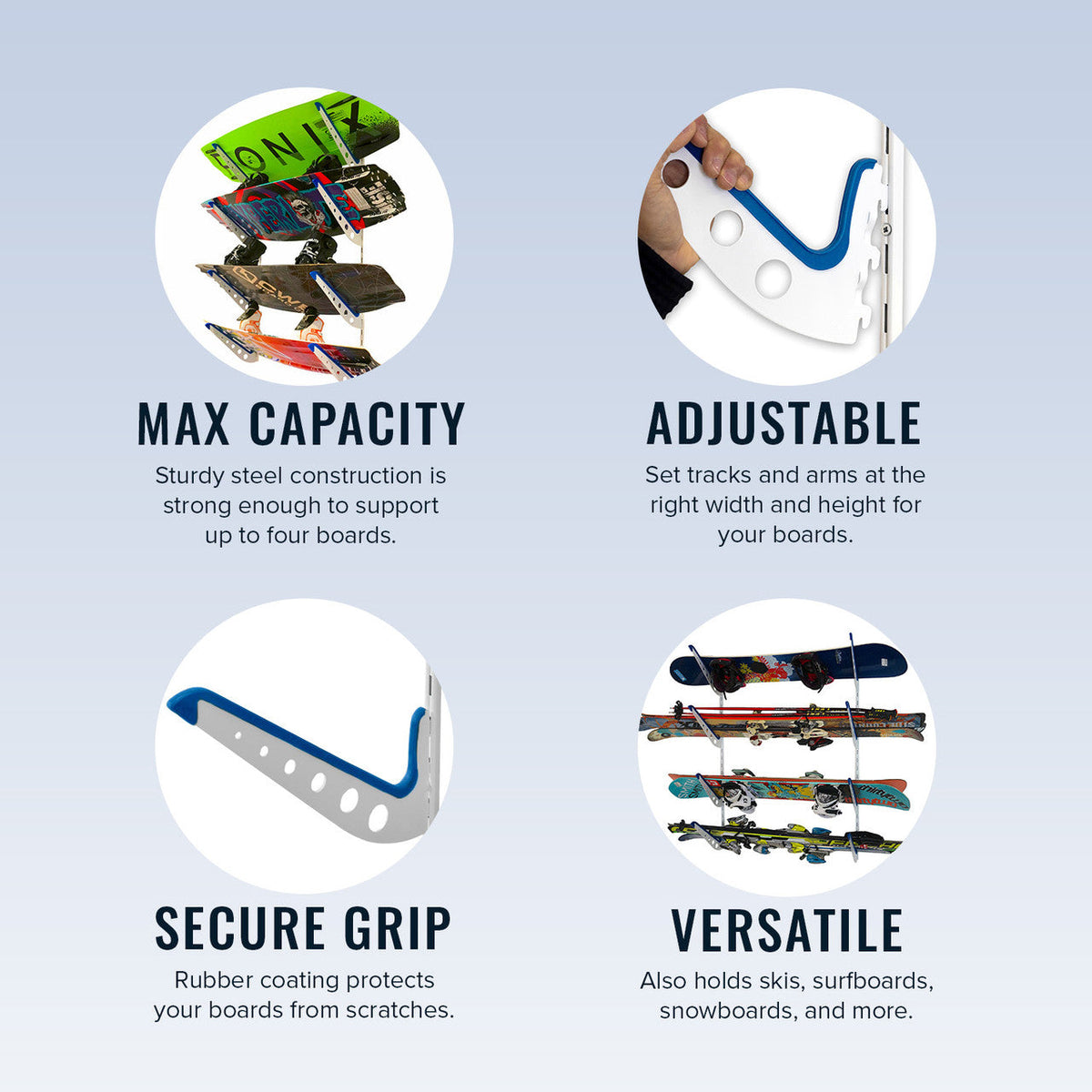Wakeboard Rack | Adjustable Storage XSR | 4 Level