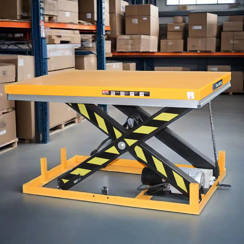 1-6 Ton Hydraulic Scissor Car Lift Work Platform Electric Scissor Lift Tables