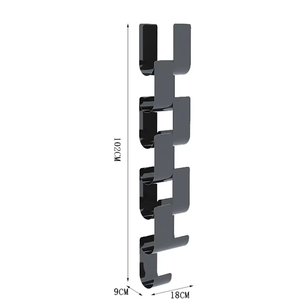 Wrought Iron Wall-Mounted Wine Rack Bar Bar Modern Simple Wine Rack Restaurant Wall-Mounted Creative Wine Display Rack