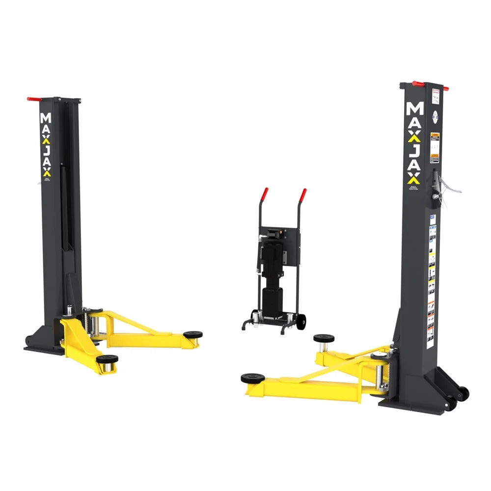 Portability Low Profile Arms Two Post Portable Car Garage Lift