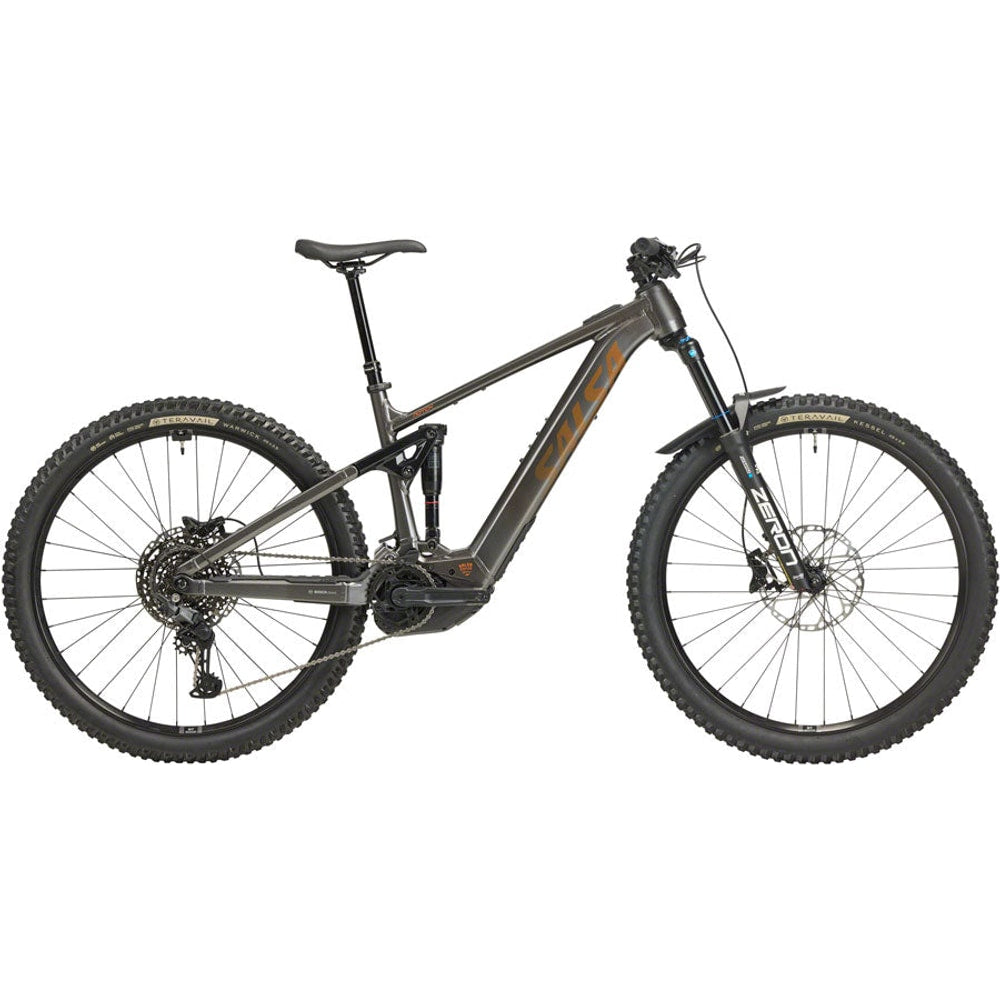Salsa Notch Cues 10 Ebike - 29" Aluminum Charcoal Black X-Large