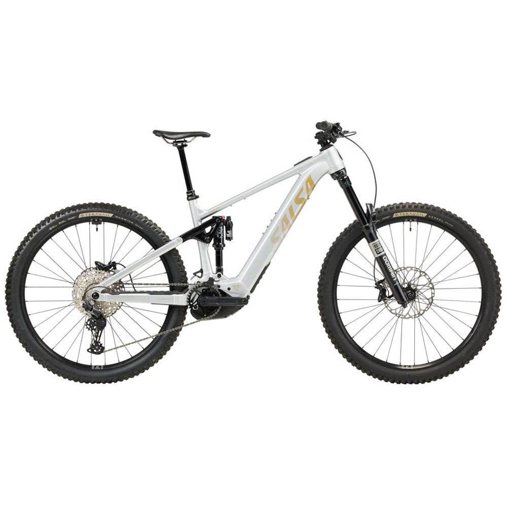 Salsa Notch Deore 12 Ebike - 29" Aluminum Silver X-Large