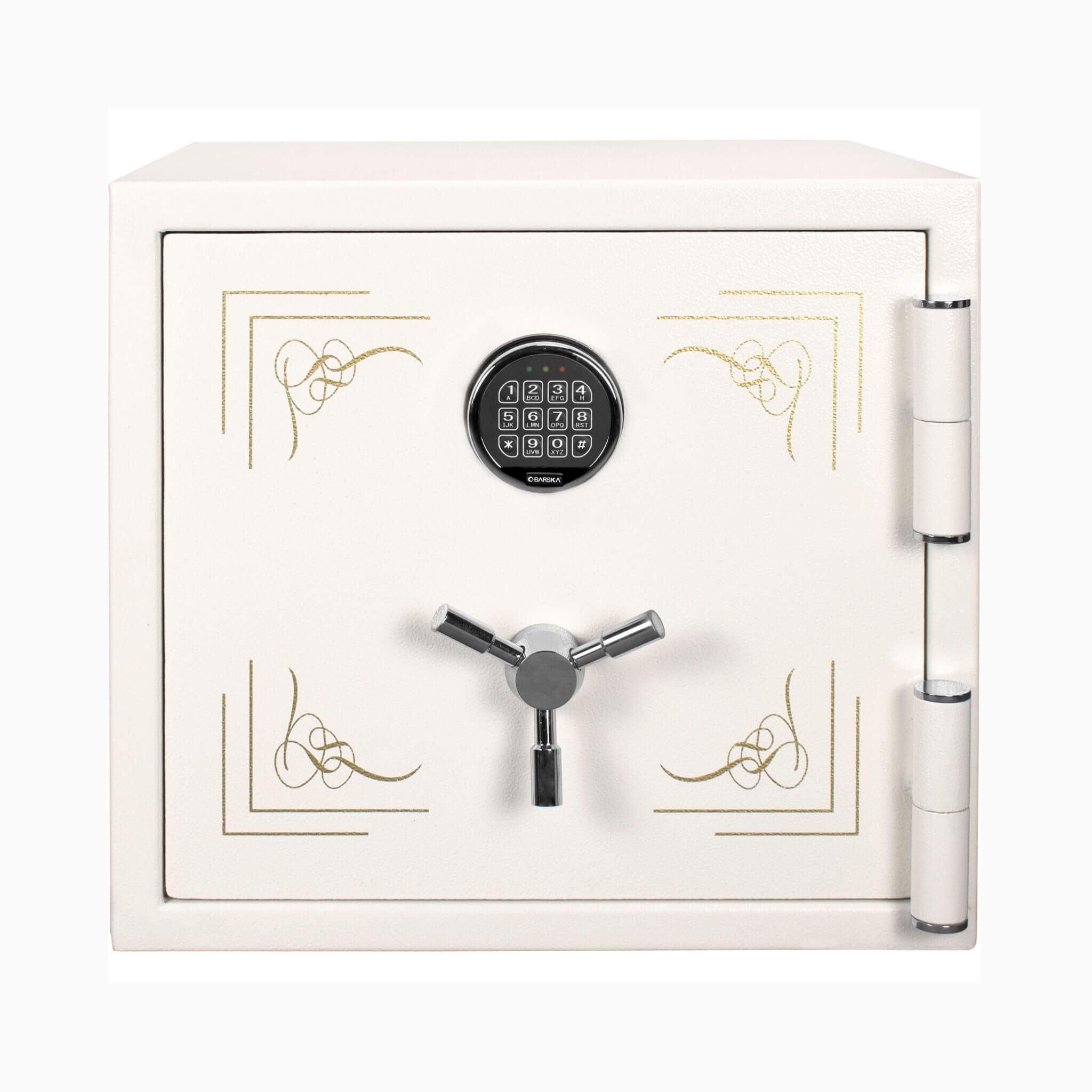 Barska 1.91 CF White Fireproof Jewelry Safe With Digital Keypad Lock