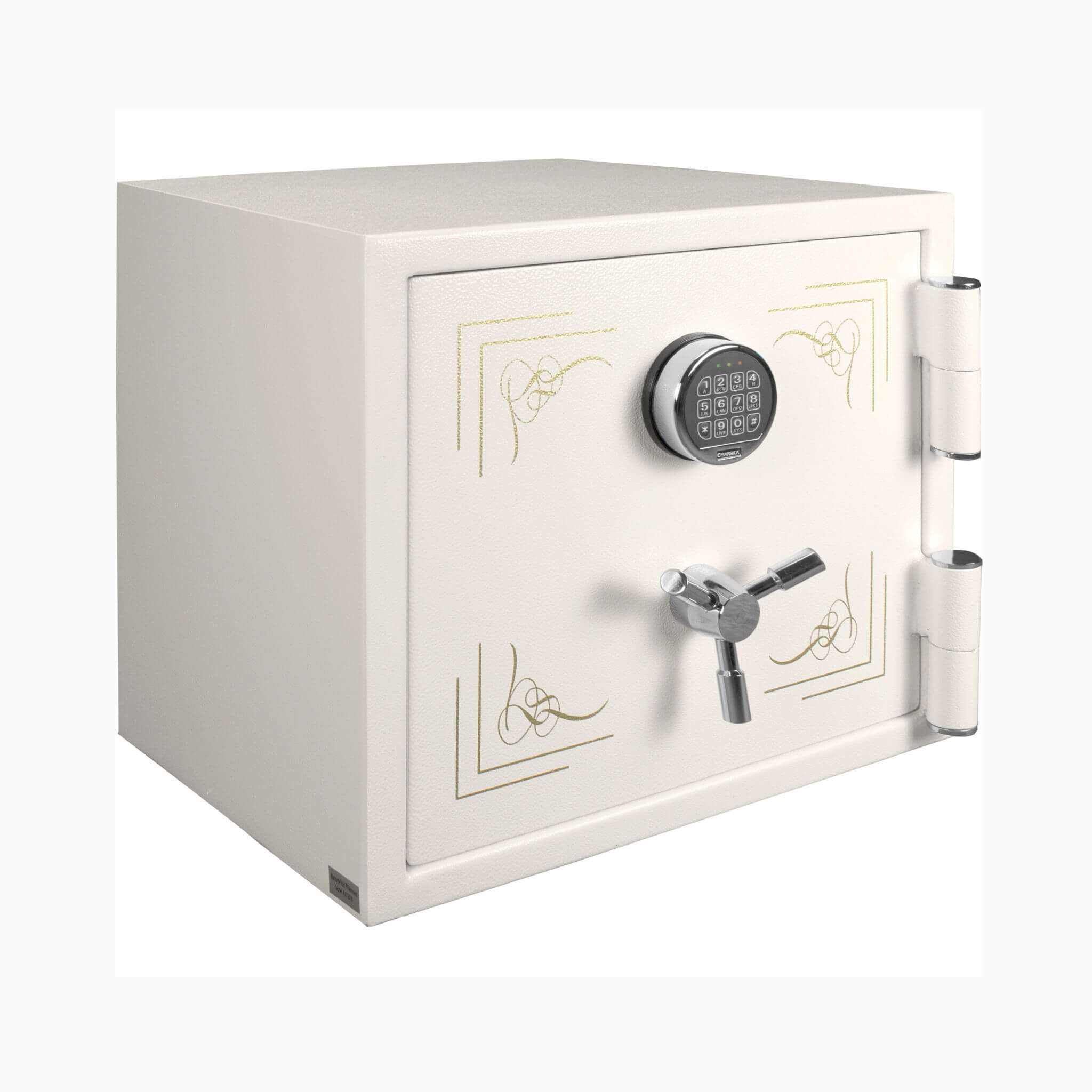 Barska 1.91 CF White Fireproof Jewelry Safe With Digital Keypad Lock