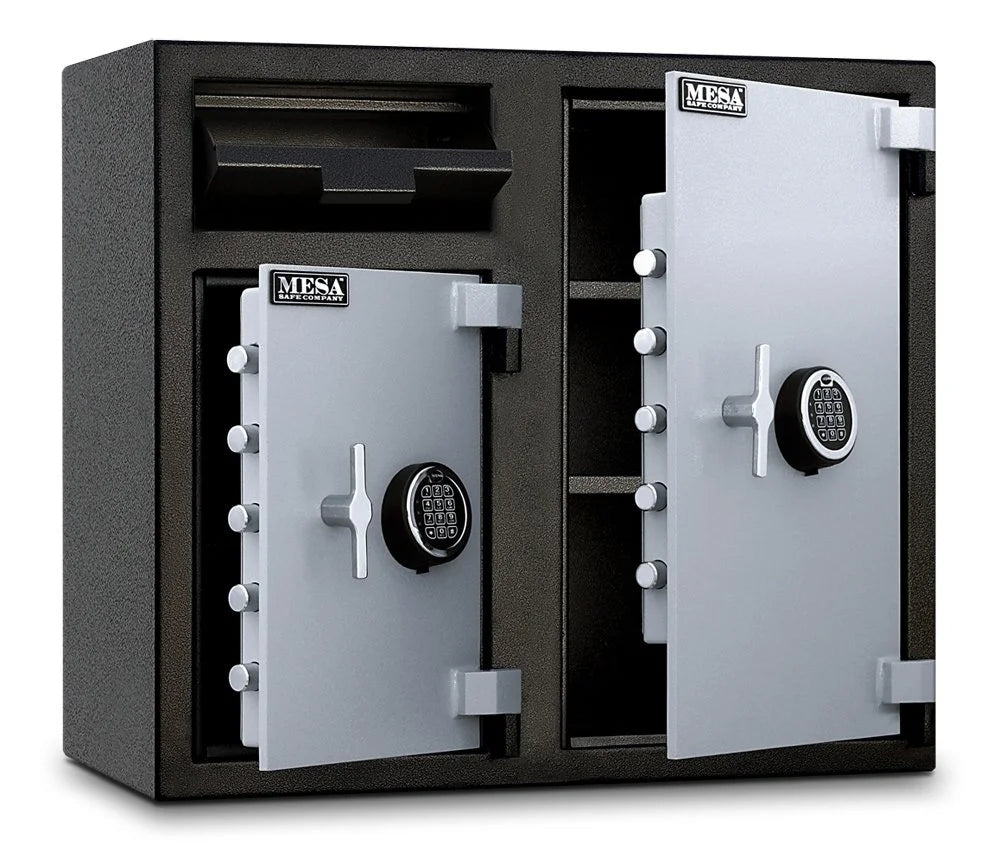 Mesa Safe MFL2731EE Wide Body Depository Safe, Dual Electronic Locks