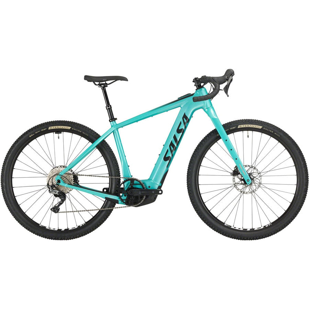 Salsa Tributary GRX 600 Ebike - 29" Aluminum Teal Small