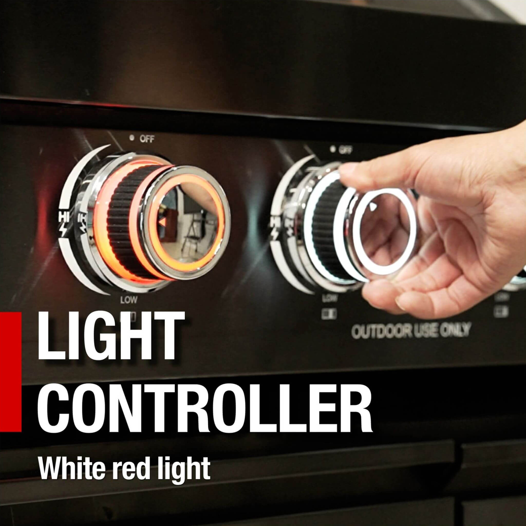 Castelle Flame Premium Black Stainless Steel 6-Burner Gas Grill Kitchen Island With Rotisserie Kit