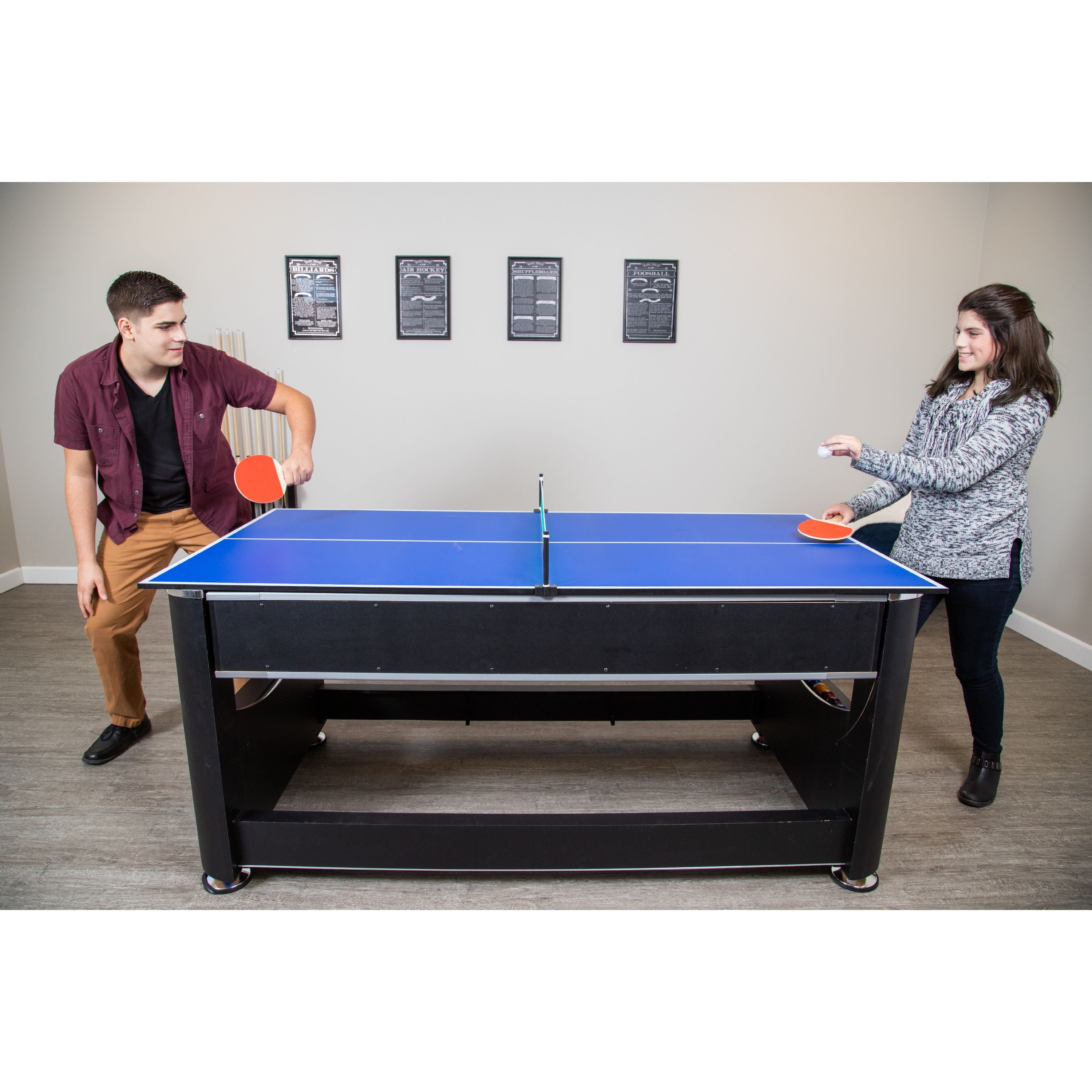 Triple Threat 6-Ft 3-In-1 Multi Game Table