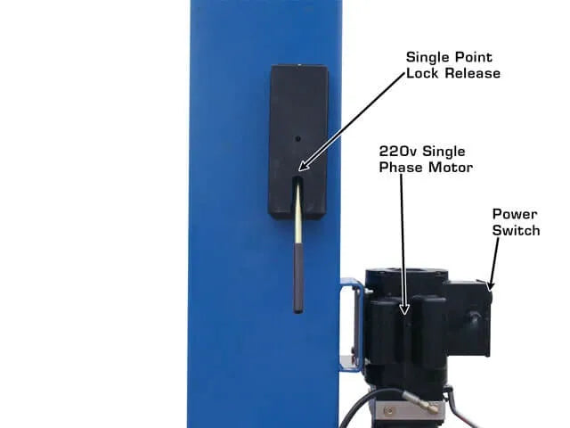 Atlas BP8000 Baseplate Two Post Lift