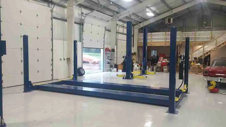 BendPak HDS-14 Four Post Garage Lift 14,000 lbs. Capacity