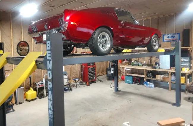 BendPak HD-7W Four Post Car Lift 7,000 lbs. Capacity
