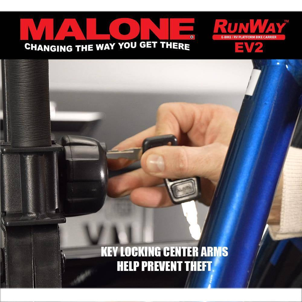 Runway Hitch Bike Rack Ev2-E-Bike/Rv 2-Bike Rack