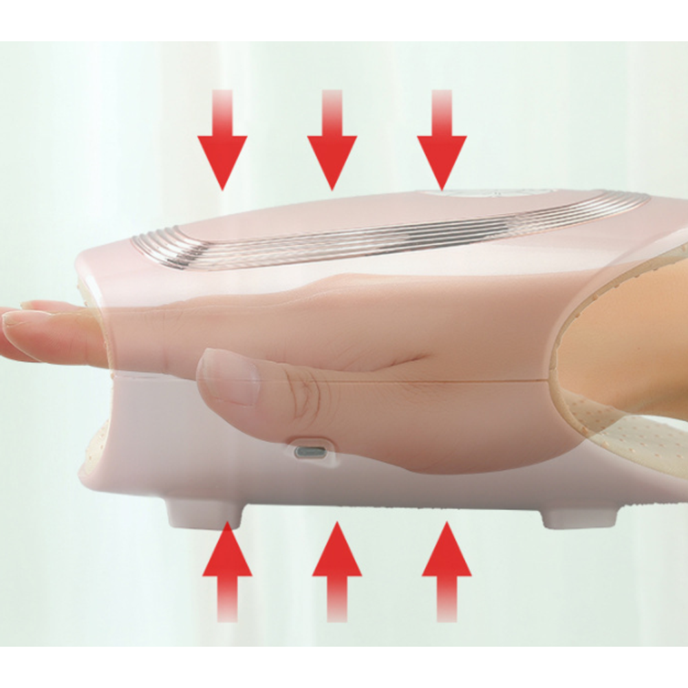 Intelligent Electric Red Light Hot Compress Hand Massager