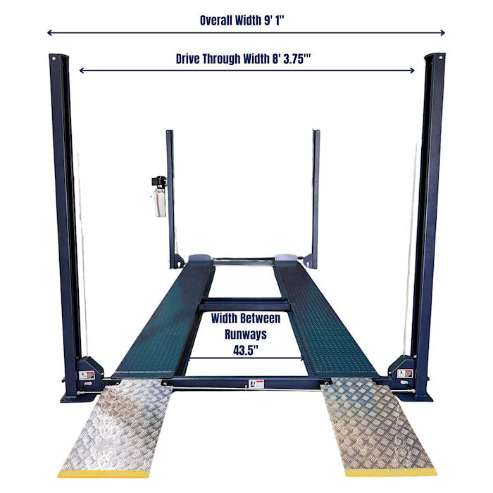 Eagle MS-8000-XLT Extra Large Four Post Parking Lift
