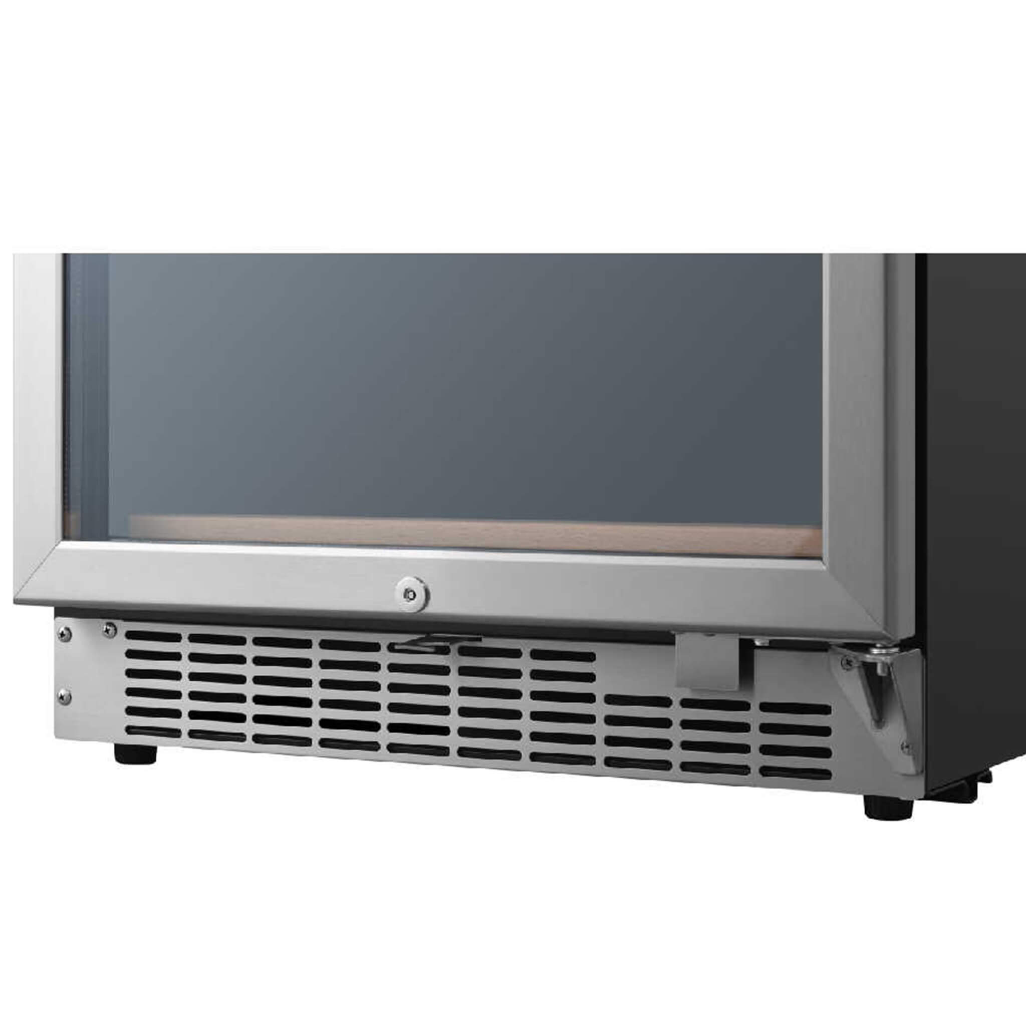 Edgestar 141 Bottle Capacity Freestanding Dual Zone Wine Cooler With Interior Lighting, 24"