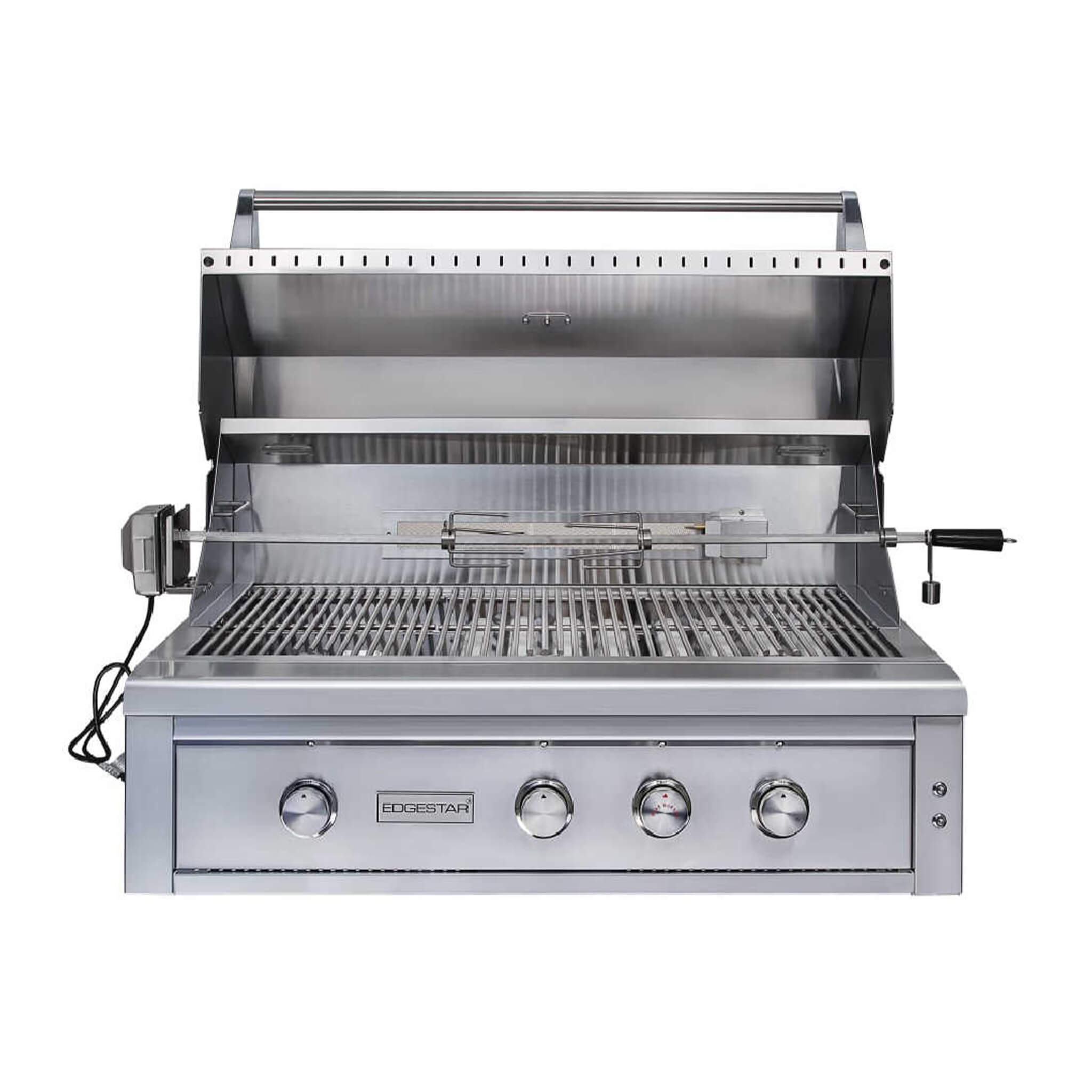Edgestar 89K BTU Built-In Grill With Rotisserie And LED Lighting, 42"