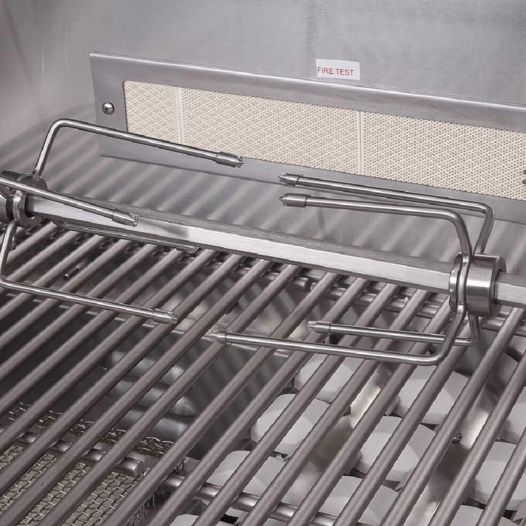Edgestar 89K BTU Built-In Grill With Rotisserie And LED Lighting, 42"