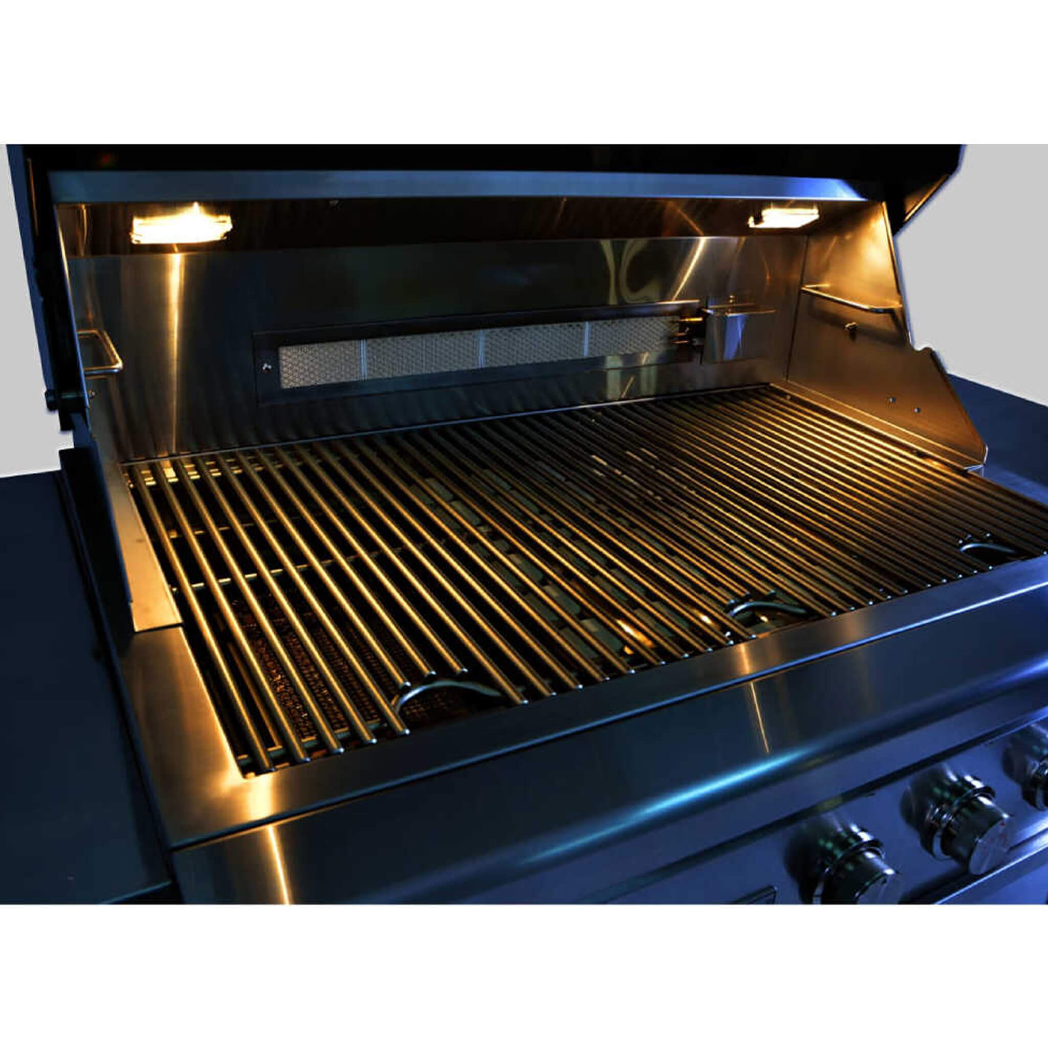 Edgestar 89K BTU Built-In Grill With Rotisserie And LED Lighting, 42"