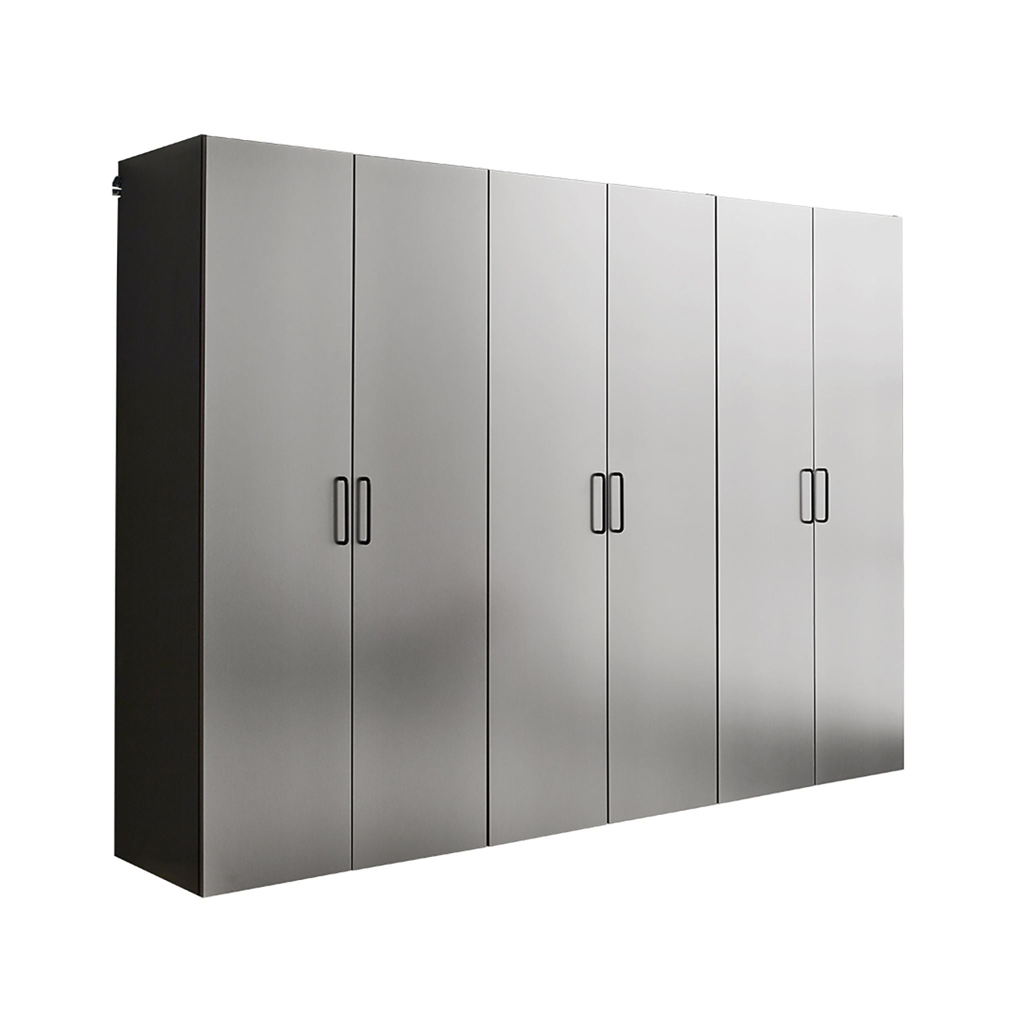 Extra Large Heavy-Duty 96-Inch Garage Cabinet Storage Set With Soft-Close Doors And Adjustable Shelves