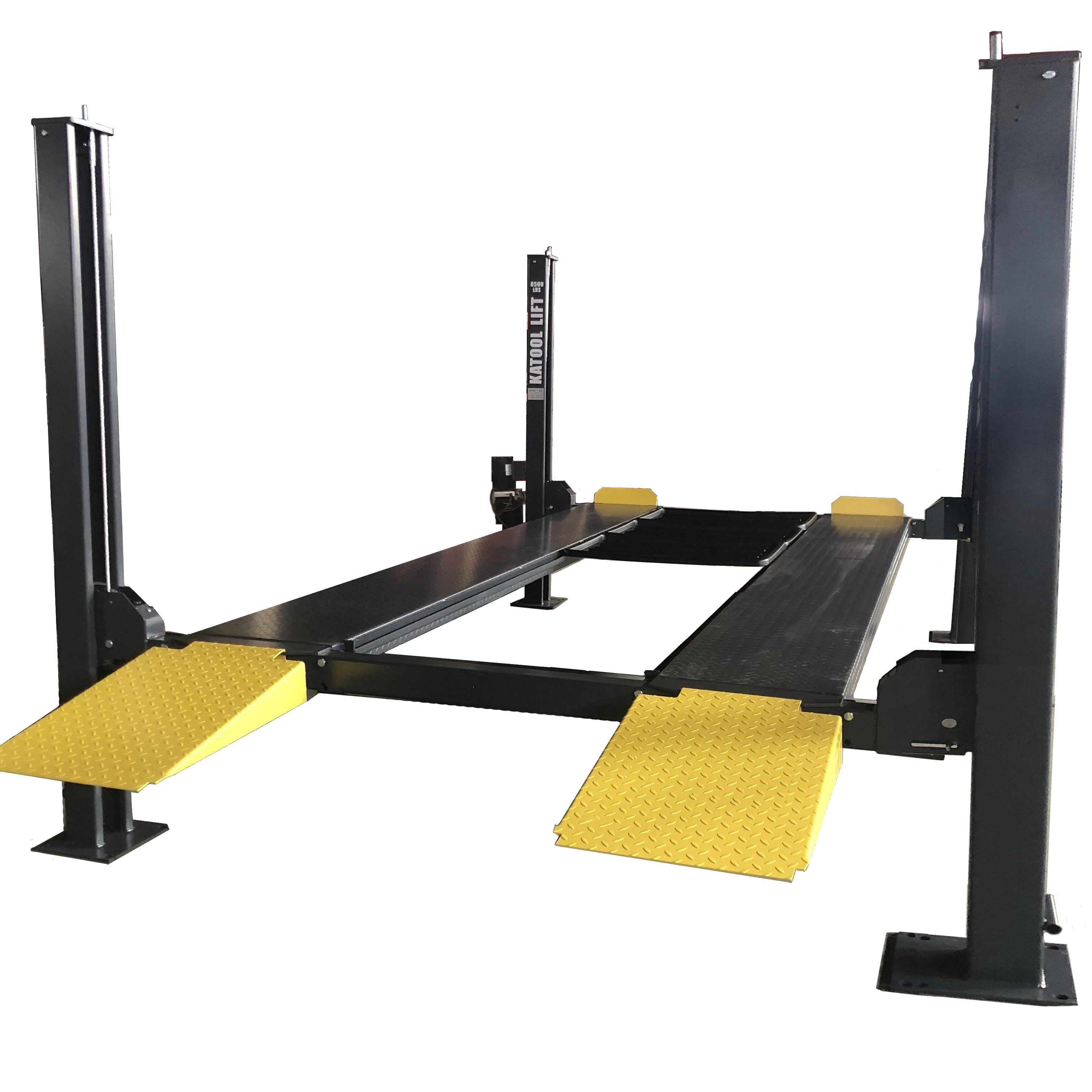 KT-4H850 Four Post Parking Lift Storage Service Car Auto Lift Truck Hoist with Caster Kit for Home Garage,Repair Shop