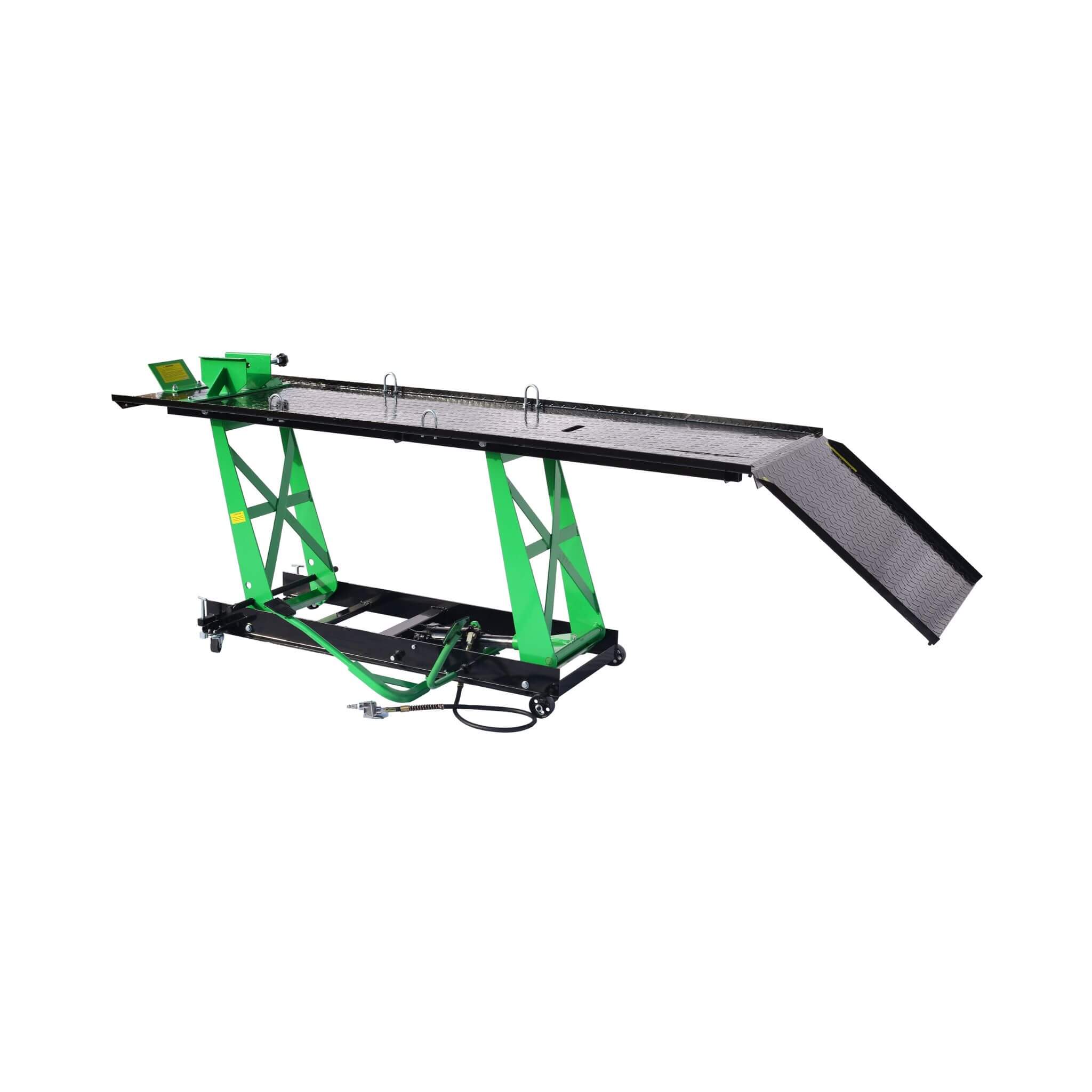 Heavy-Duty 1000LBS Air Hydraulic Motorcycle ATV Lift Jack Table