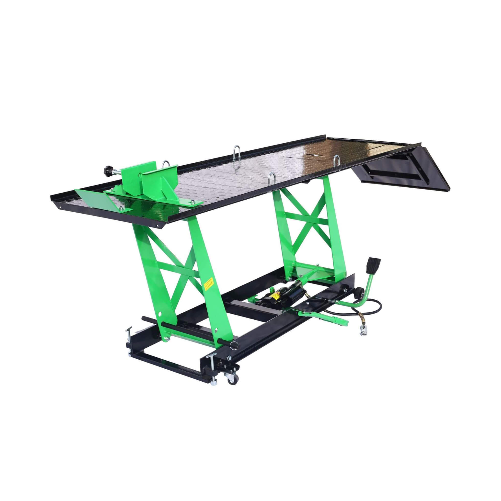 Heavy-Duty 1000LBS Air Hydraulic Motorcycle ATV Lift Jack Table