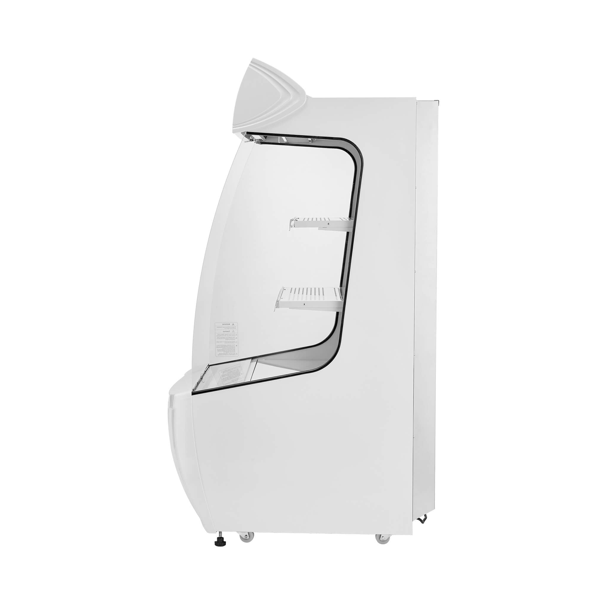 Heavy-Duty 12 Cu.Ft 2-Tier Open-Air Industrial Display Merchandiser Cooler