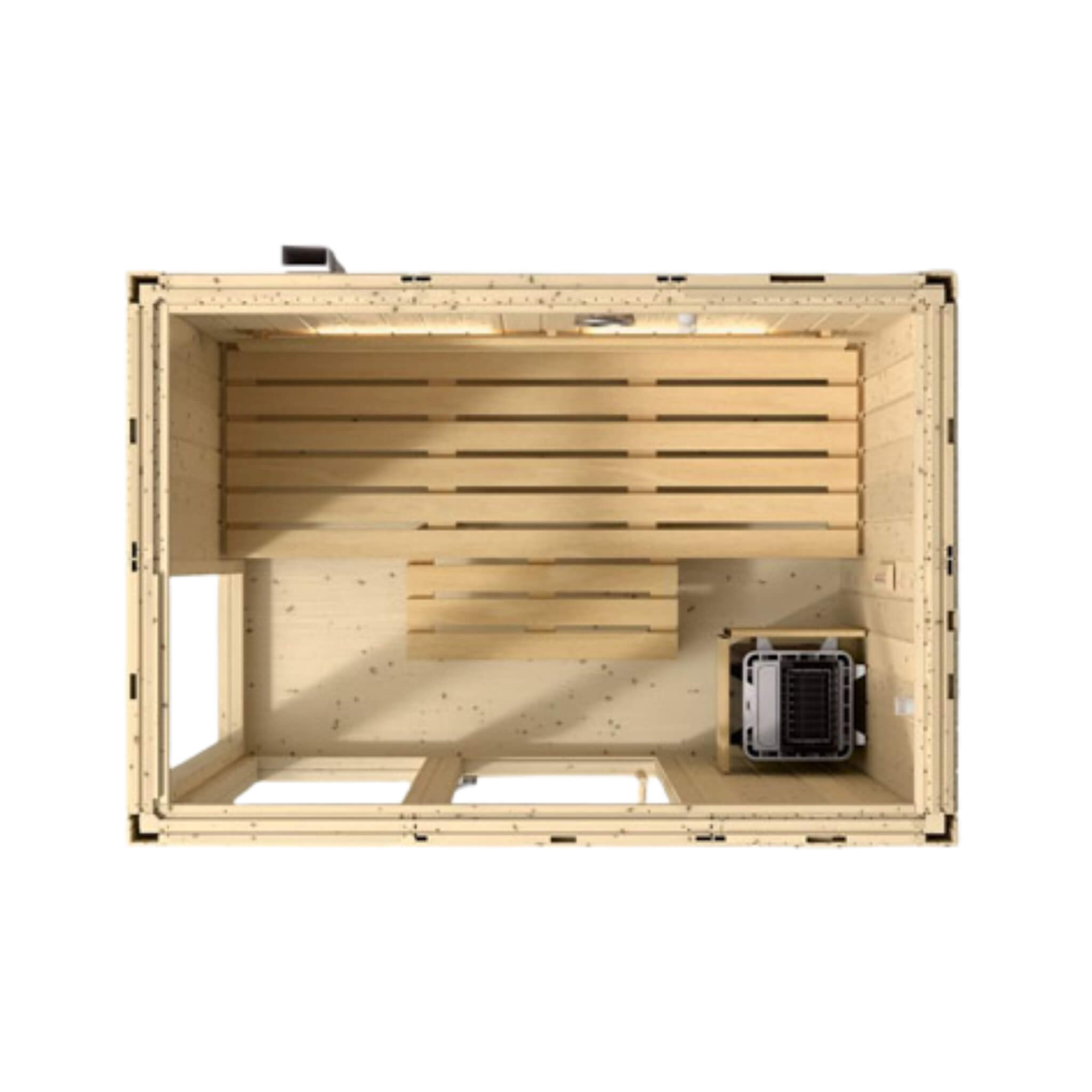 Kohler C1 Luxury Indoor Scandinavian Spruce Home Sauna Kit